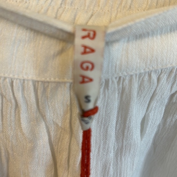 Raga Pure Love Shorts White Gauze Embroidered Trim - Picture 7 of 7